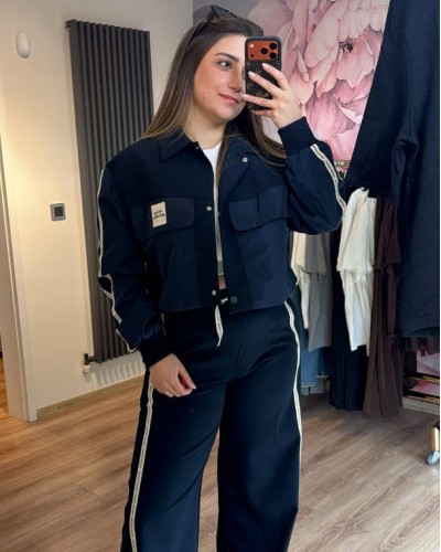 QUZU LACİVERT PANTOLON 