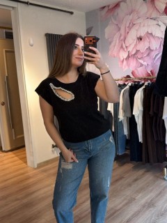 DAMLA TAŞLI VATKALI TİŞÖRT 