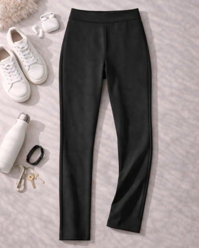 Nova Yüksek Bel Siyah Tayt