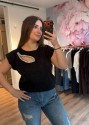 DAMLA TAŞLI VATKALI TİŞÖRT 