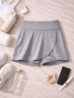 Mila Gri Spor Şort Etek Mila Gri Spor Şort Etek